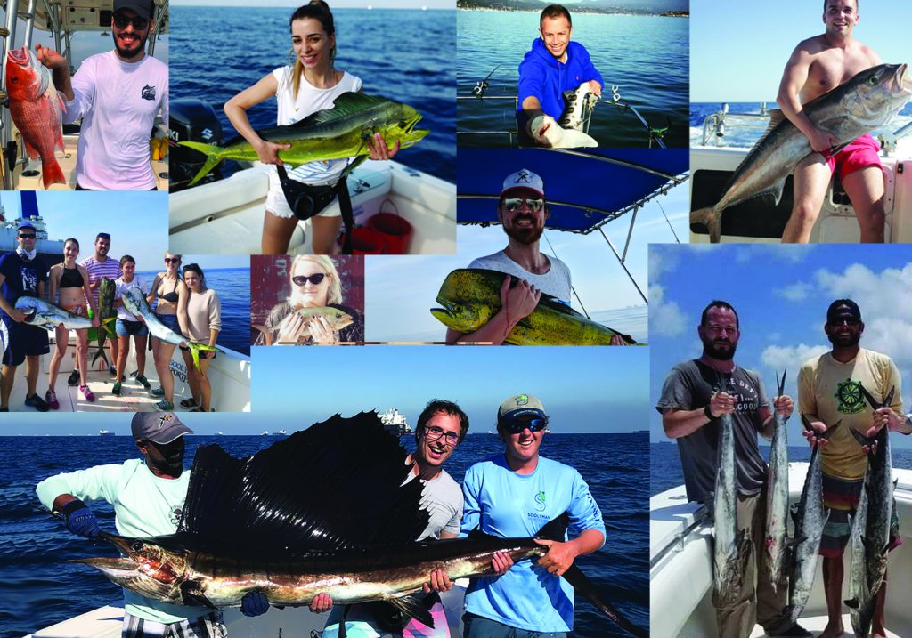 FishingBooker staff with their top catches