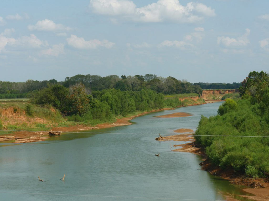 A view of Lake Texoma on the Oklahoma side