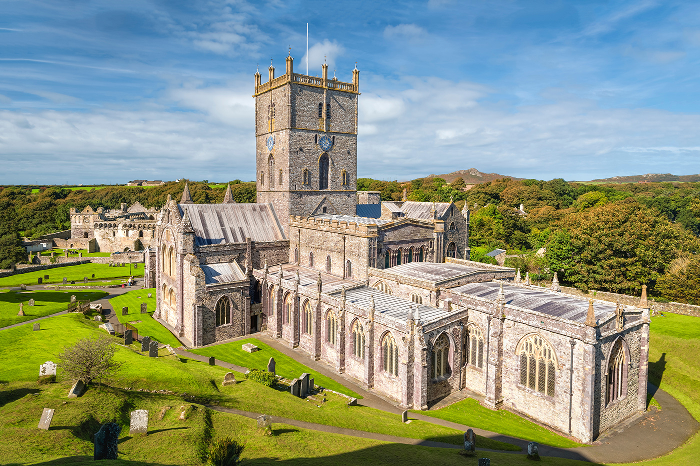 St Davids Cathedral in Pembrokeshire, Wales
