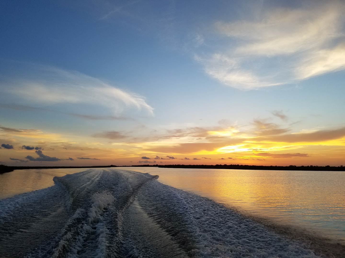 View of the DemiJohn Island in Freeport, Texas