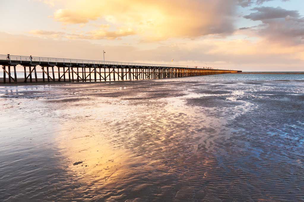 868 Urangan Pier in Hervey Bay at sunset