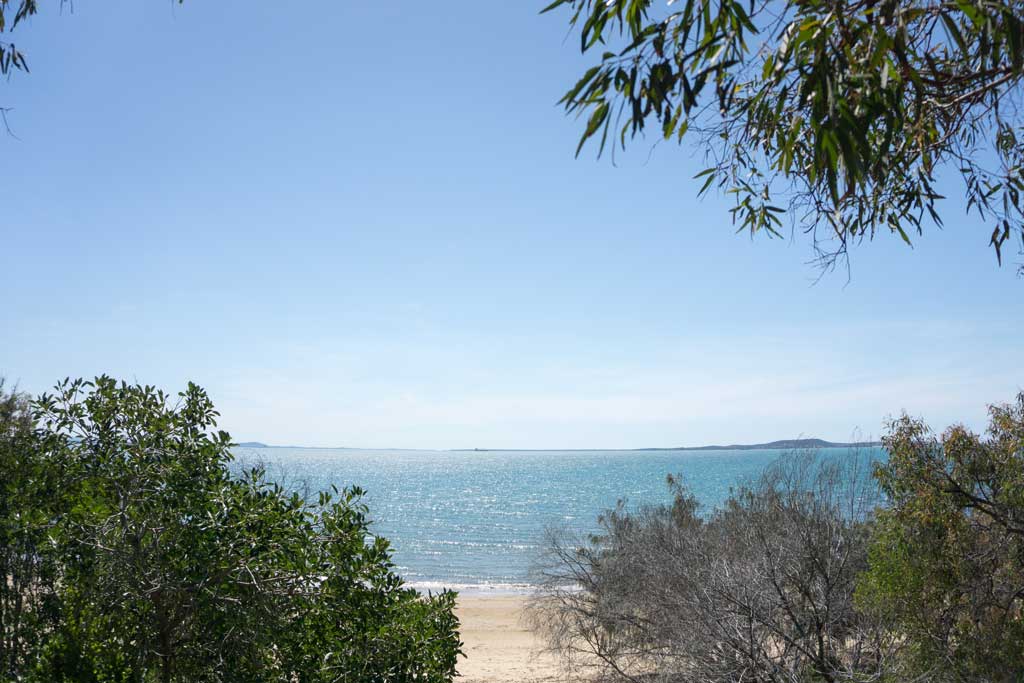 An entrance to a beach on Boyne Island, Tannum Sands