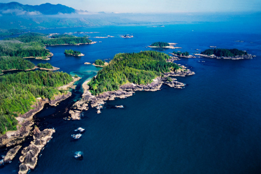 Bunsby Islands Marine Provincial Park, Vancouver Island.