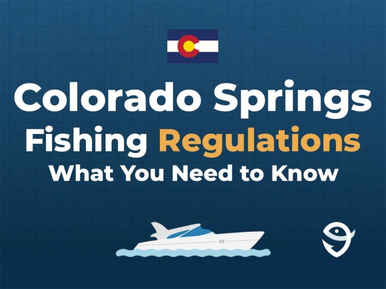 In Colorado Springs, a valid Colorado fishing license is required for anyone over the age of 16