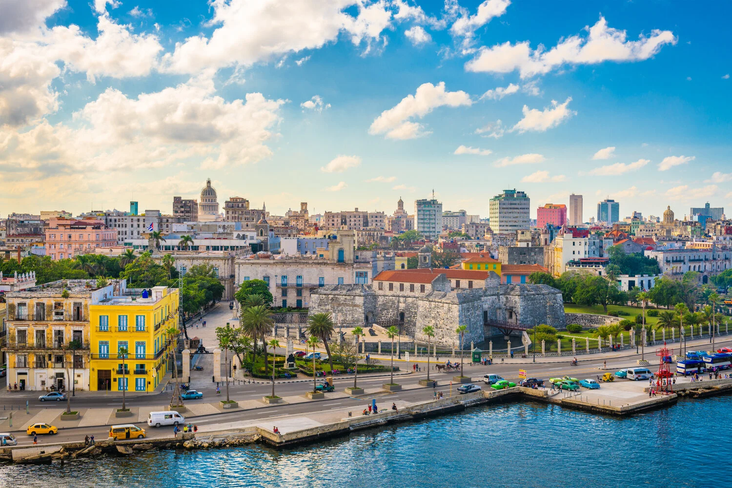 Panorama Blick auf Havanna, Kuba.